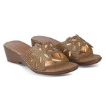 Mosac Women's Party-Wear Designer Wedding Slip-On Casual Wedge Fashion Sandal - 3 Uk