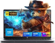 15.6" Laptop Computer with Processor(Up to 3.6GHz), 16GB RAM 512GB SSD Laptop, Windows 11 Pro Traditional Laptops with FHD Screen, Webcam, Light&Thin, HDMI, Type-C, USB3.2