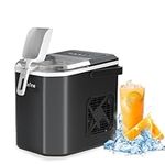 LOEFME 1.2L Ice Maker Machine, Make Ice Efficiently | 9 Cubes Ready in 6 Mins, Low Noise 43Db, Portable Ice Cube Maker Machine for Home/Kitchen/Office/Bar