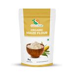 SAPPHIRE FOODS Organic Maize (Makk Atta) / Corn Gluten Free Flour/Atta, Unbleached & High Protein Flour. (4 KG)