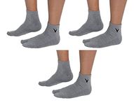 Flip-Flop Thick Athletic Ankle Socks V-Toe 3 Pairs Big Toe Warm Comfortable Polyester Cotton Blend