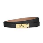 LumiSyne Women Skinny Leather Belt 