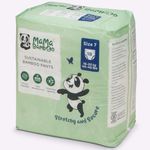 Mama Bamboo Soft, Breathable, Sustainable Bamboo Nappy Pants - Pull-Ups - Super Absorbent Lock Away core (Size 7 x 72 Pants)