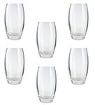 Highball Tumbler Water Juice Drinking Tall Glasses - 510 ml (Pack of 6) - Glassware for Cocktail Parties and Professional Use