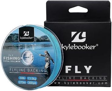 Kylebooker Fly Fishing Dacron Braided Backing Line Abrasion Resistant Trout Fly Line (30lb-300yds,Blue)