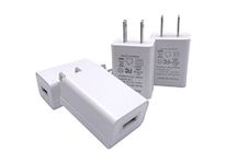 YOTFUEL Wall Charger Cube 5V1A USB Power Supply Charging Block Universal Wall Plug Brick Portable Travel Fast Charger Power Adapter for iPhone, Samsung Galaxy, LG (4PCS-White)