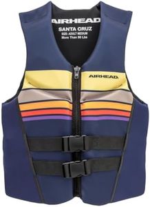 Airhead Santa Cruz Life Vest Youth Size Navy L70, Fits >55-88 lbs.