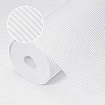 Origuuds Drawer Liners, Non-Adhesive Shelf Liner, Waterproof Anti-Slip BPA Free Kitchen Cupboard Cabinet Liner Refridge Fridge Mats Sink Protector Strong Durable for Home Office (White/30cm x 150cm)