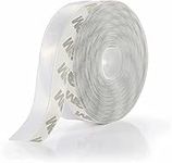 CUQOO Silicone Seal Strip in Clear – 10M/33ft 35MM Weather Stripping for Doors & Windows | Noise & Dustproof Transparent Door Bottom Seal Strip | Draft Stopper Adhesive Tape | Strong Bathroom Sealant