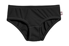 City Threads Girls' Swimming Bottom UPF50+ Rash Guard Swim Brief - Black -