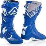 Acerbis X-Team Motorcycle Boots Blue/White Size 9