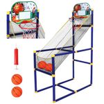 Taylor & Brown Portable Indoor/Outdoor Basketball Stand, Net, Hoop, Backboard, Arcade Game, Adults Children Outdoor Indoor Sports Game Set Exercise Fun for Ages 3+