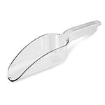 New Star Foodservice 34400 Polycarbonate Plastic Utility Ice Scoop, Clear, 12-Ounce