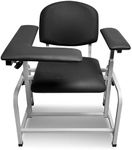 Adjustable Phlebotomy Blood Draw Chair with Armrest – Comfortable, Durable, and Ergonomic Chair for Medical Labs, Clinics, and Hospitals, Easy-to-Clean