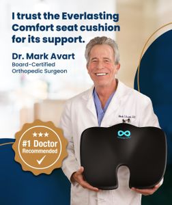 Everlasting Comfort Gel Memory Foam Seat Cushion – Ergonomic Support