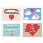 Sweetzer & Orange Loss of Pet Sympathy Cards for Dogs, Cats and All Pets. Set of 8 Note Cards and Envelopes. Thick Greeting Cards and Envelopes, Bereavement Cards, Dog Sympathy Card, Grief Cards.