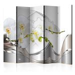 murando Decorative Room Divider Abstract 3D 225x172 cm / 89"x68" Single-Sided Folding Screen 5 Panels Room Partition Non-Woven Canvas Print Opaque Photo Display b-A-0073-z-c