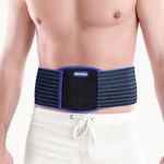 HEERTEEAJ Umbilical Hernia Belt | Abdominal Hernia Belt for Men & Women | Belly Button Umbilical Hernia Binder w/ 1 Hernia Compression Pads | Ventral, Epigastric & Post Surgery Support Belts