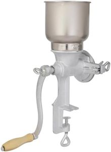 Manual Grain Mill - Adjustable Flour Grinder for Home Kitchen | Aluminum Alloy Hand Crank Mill for Wheat, Corn & Grains​