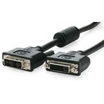 StarTech.com DVI Extension Cable - 15 ft - Single Link - Male to Female Cable - 1920x1200 - DVI-D Cable - Computer Monitor Cable - DVI Cord (DVIDSMF15), Black