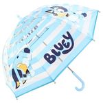 Bluey Dome Umbrella for Kids Childrens Boys Girls Brolly with Safety Opening