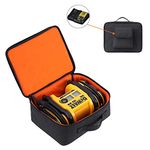 Carrying Bag Protective Case Compatible with DEWALT DCC020IB 20V Max Inflator/Battery/Charger(Black)