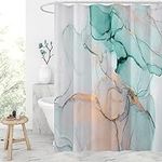 Gibelle Abstract Marble Shower Curt