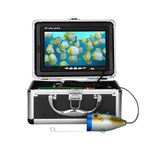 Underwater Fishing Camera with 7 Inch Fish Finder Waterproof Fishing Underwater Camera 15M Cable Length Fish Finder System Kit for Ice Lake Boat Fishing (30M with DVR)