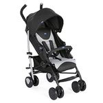 Chicco Echo Stroller, Stone | Birth to 22kg, Foldable, Lightweight, Lay-flat