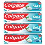 Colgate Active Salt Toothpaste, Daily Germ Protection, Pack Of 800G (200G X 4), Colgate Toothpaste With Salt And Mint, Healthy Gums & Teeth, Toothpaste That Fights Germs & Eliminates Bad Breath