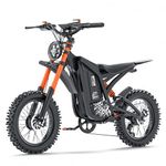 Misodo Electric Dirt Bike for Adults Teens, 4500W Peak Motor, 65km/h, 100Mile, 48V/25Ah Battery, 45° Slope, Dual Hydraulic Brakes, Full Suspension, All-Terrain Electric Motorcycle, 16" Off-Road E-Bike