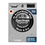 Bosch 12 kg (Washer),7kg (Dryer) 5 Star Front Load Fully Automatic Washer Dryer Machine,AI ActiveWater,Inbuilt heater,14 Wash Programs,66L Large Drum,SoftCare Paddle,Silver,WNA2740SIN(2026 model)