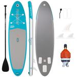 FunWater Inflatable Stand Up Paddle Board with SUP Accessories, Anti-Slip EVA Deck, Inflatable Paddle Boards for Adults & Youth of All Skill Levels