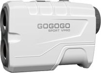Gogogo Sport Vpro Golf Rangefinder 900 Yards Slope Laser Range Finder with Pinsensor & Flag-Lock, 6X Magnification, Pulse Tech (900 Yard)