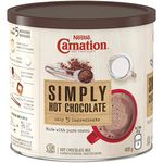 CARNATION Hot Chocolate Simply Mix, 400g Canister (Pack of 6), Count