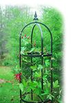 GAP GARDEN PRODUCTS 7Ft (213cm) Traditional Obelisk, metal (rose tower) for the Garden