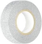 Best Creation GTS001 Glitter Tape, 15mm by 5m, Silver