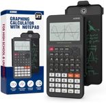 Rechargeable Graphing Scientific Calculators with Notepad for High School