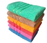 AYUS Cotton 450 GSM Hand Towel 450 GSM Cotton - Ultra Soft & Highly Absorbent | Towel for Facewash | Towel for Gym | Towel for Daily Use | 14X21 Inch | Set of 6