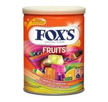 NOTTACIA Fox's Crystal Clear Fruits Gramstrawberry Candy Tin - 180