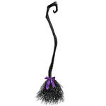 JOYIN 55'' / 138cm Witch Broom with Ribbons for Kids Adult Halloween Women's Witches Broomstick, Costume Parties, Photo Booth Accessory, Halloween Decorations