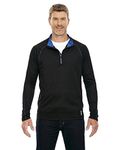 NE MEN RADAR PRFMCE 1/2 ZIP LS (BLK/TRU ROYL 463) (XL)