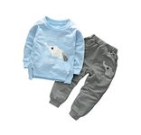 Bold N Elegant - Be Bold Inside & Elegant Outside Bold N Elegant Unisex-Baby Cotton Cartoon Elephant Outfits And Clothing Set (Bnekd10007-D, Sea Green & Black_18-24 Months)