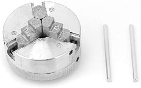 Wood Lathe Chucks, Z011 3-Jaw Lathe Chuck, Zinc Alloy Clamp Accessory for Mini Metal Lathe, Clamping Diameter 0.1-2.2inch
