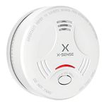 X-Sense Smoke Alarm for Home, 10-Year Battery Fire Alarm, LED Indicator & Silence Button, Smoke Detector Battery Operated, Conforms to EN 14604 Standard, SD11