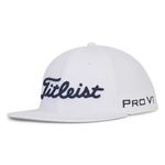 Titleist Men's Tour Elite Flat Bill Golf Hat White/Navy