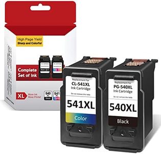 Firstoner 540 and 541 Ink Cartridges, Printer Ink 540 541 Replacement for Canon Ink Cartridges 540 and 541, PG 540 CL 541 Black and Colour for Canon Pixma MG3650 MG3500 MG3650s MX395 TS5150 TS5151