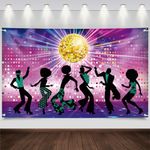 Disco Party Supplies Decor, Large Disco Party Photography 70s 80s 90s Let's Rock The Retro Festival Disco Dance Party Backdrop Retro Disco Fever Hippie Neon Night Vintage Photo Studio Backgrounds