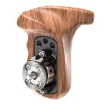 SmallRig Right Side Rosette Wooden Handle for Shoulder Mount Support Rig for DJI Ronin Gimbal, Right Hand - 1941B