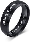 VNOX Customize Jewelry 6MM Black St